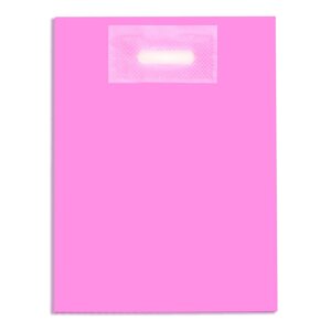 Пакет полиэтиленовый с вырубной усиленной ручкой, кислотно-розовый 30-40 50 мкм
