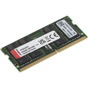 Память DDR4 32GB 3200mhz kingston KVR32S22D8/32 valueram RTL PC4-32000 CL22 SO-DIMM 260-pin 102936