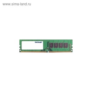 Память DDR4 patriot PSD44G266681, 4гб, 2666 мгц, PC4-21300, DIMM