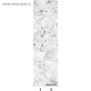 Панель потолочная PANDA Цветы добор 4141 (упаковка 4 шт. 1,8х0,25 м