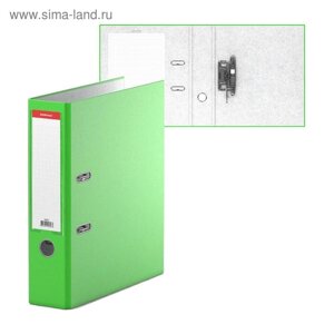 Папка-регистратор А4, 70 мм, ErichKrause Neon, с арочным механизмом, зелёная