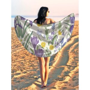 Парео и пляжный коврик «Краски лета», d = 150 см