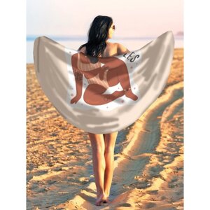 Парео и пляжный коврик «Мои правила», d = 150 см