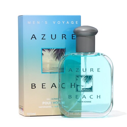 Парфюмерная вода мужская Men's Voyage Azure Beach, 100 мл (по мотивам Azzaro Chrome (Azzaro)