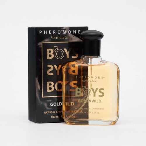 Парфюмированный лосьон с феромонами для мужчин "Formula Sexy" Boys Gold & Wild, 100 мл (по мотивам 1 Million (P. Rabanne)