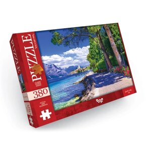Пазлы картонные «Озеро Гарда. Италия», 380 элементов