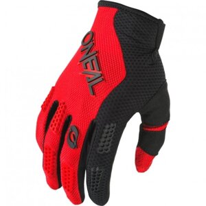 Перчатки эндуро-мотокросс O'Neal Element V. 24, мужские, размер S, красные, чёрные