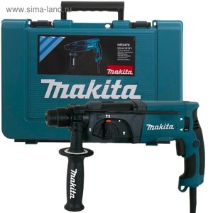 Перфоратор Makita HR2470 патрон: SDS-plus уд.,2.7 Дж,780 Вт, кейс в комплекте)