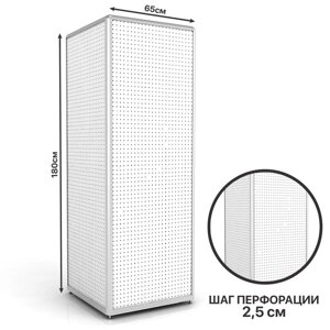 Перфорированный стенд 1806565, шаг 25 мм, цвет белый