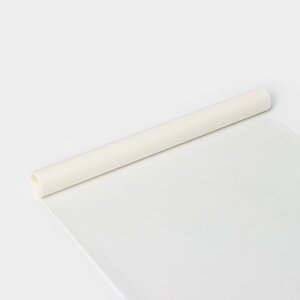 Пергамент силиконизированный Доляна, 28 см25 м, белый, жиростойкий