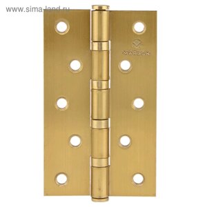 Петля дверная MARLOK, 125х75х2.5 мм, цвет матовое золото
