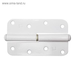 Петля накладная "РОССИЯ" ПН-110, 110 мм, правая, белый