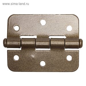 Петля накладная "РОССИЯ" ПН-60, стальная, 60 мм, универсальная, цвет бронзовый металлик