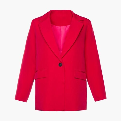 Пиджак женский, цвет фуксия, размер 54