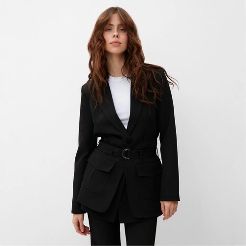 Пиджак женский MINAKU: Casual Collection цвет черный, р-р 42