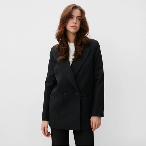 Пиджак женский MINAKU: Classic цвет чёрный, размер 44