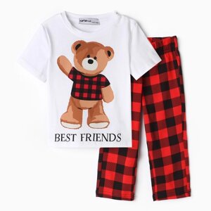 Пижама детская KAFTAN Best friends р. 32 (110-116)