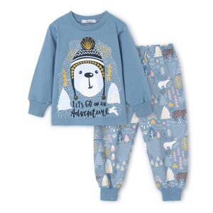 Пижама для мальчика, цвет синий, рост 116 см