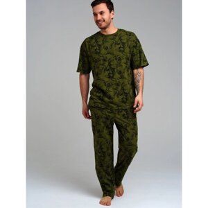 Пижама для мужчин PlayToday: футболка и брюки, размер XXL