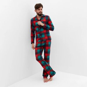 Пижама мужская KAFTAN Xmas mood, размер 52