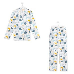 Пижама (рубашка, брюки) женская KAFTAN "Тропики" р. 48-50