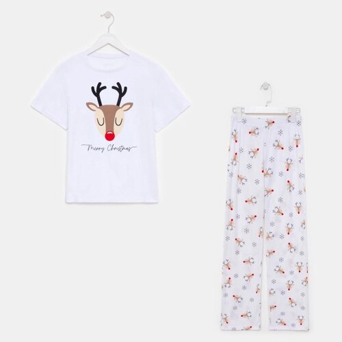 Пижама женская (футболка и брюки) KAFTAN "Deers" р. 48-50