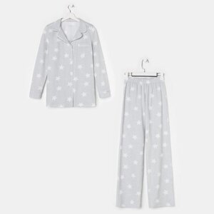 Пижама женская (рубашка и брюки) KAFTAN "Star" размер 48-50