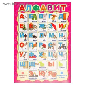 Плакат "Алфавит" А4