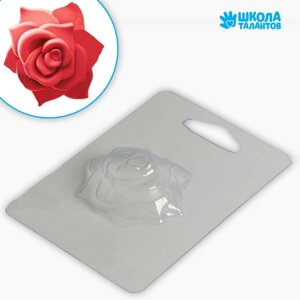 Пластиковая форма для мыла «Изящная роза» 6 5 см
