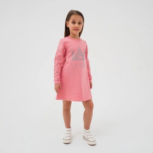 Платье для девочки, цвет розовый, рост 104