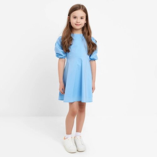 Платье для девочки MINAKU, цвет голубой, рост 134 см