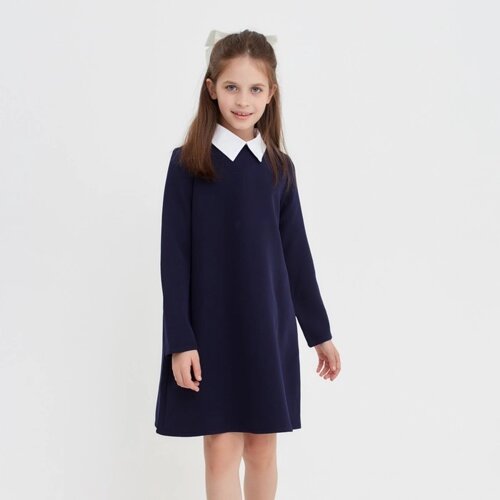 Платье для девочки MINAKU, цвет синий, рост 134 см