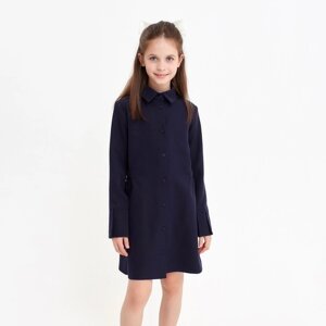 Платье для девочки MINAKU, цвет синий, рост 146 см