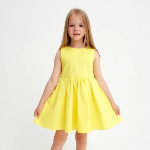 Платье для девочки с карманами KAFTAN, размер 30 (98-104), цвет жёлтый