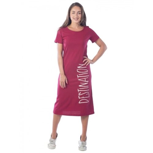 Платье женское Destination, размер 48, цвет бордовый