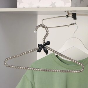 Плечики - вешалки для одежды LaDоm «Серебряный Жемчуг», 4021 см, цвет серый