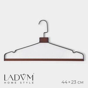 Плечики - вешалки для одежды LaDоm Sombre, 4423 см, цвет коричневый