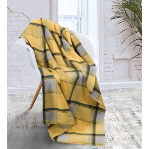 Плед Aberdeen, размер 150х200 см, цвет желтый