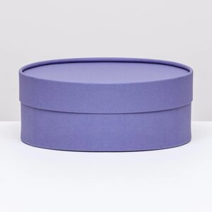 Подарочная коробка "Нежность" фиолетовая, завальцованная без окна, 20.5 х 7 см