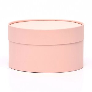 Подарочная коробка "Розовый персик" завальцованная без окна, 18 х 10 см