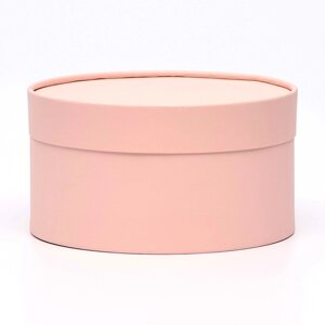 Подарочная коробка "Розовый персик" завальцованная без окна, 21 х 11 см
