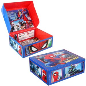 Подарочная коробка, складная, 28х21х9 см, Человек-паук