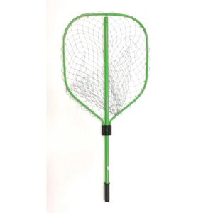 Подсачник «Квадрат», теннисная струна, матовый, d=55 см, 195 см, цвет зелёный