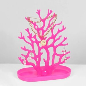 Подставка для украшений «Дерево», 241230 см, цвет розовый