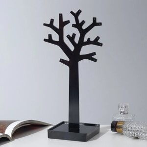 Подставка для украшений «Дерево», 9929 см, цвет чёрный