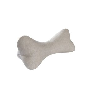 Подушка-косточка, размер 38x15x15 см, с искусственным лебяжьим пухом
