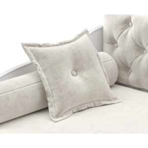 Подушка на кровать-тахту «Вэлли», размер 50x50 см, цвет белый
