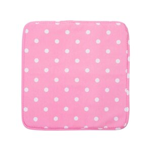 Подушка на стул Pink polka dot, размер 40х40 см, цвет розовый