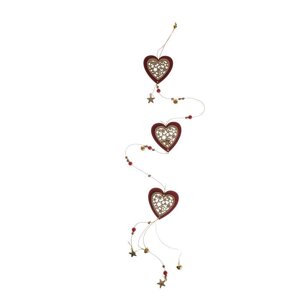 Подвеска декоративная «Сердца узорные» 793 см