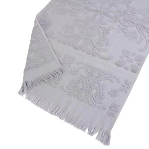 Полотенце махровое Arya Home Isabel Soft, 520 гр, размер 100x150 см, цвет серый
